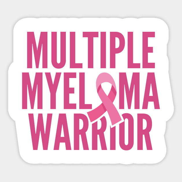 Multiple Myeloma Warrior Sticker by oskibunde